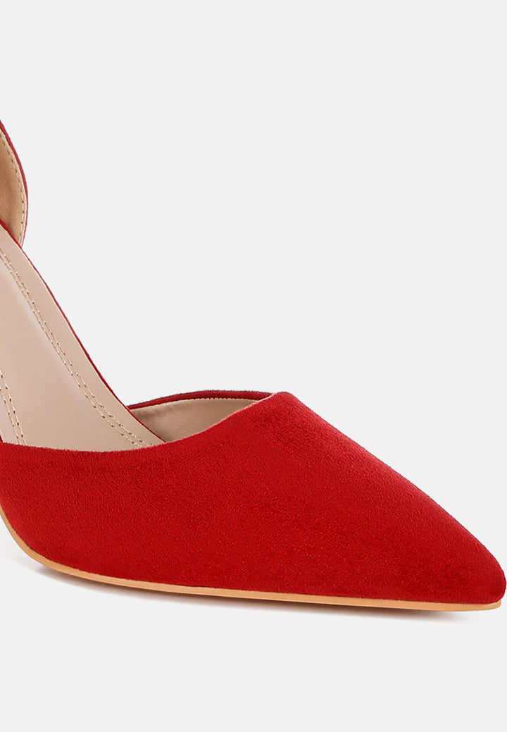 microfiber stiletto sandals by ruw#color_red