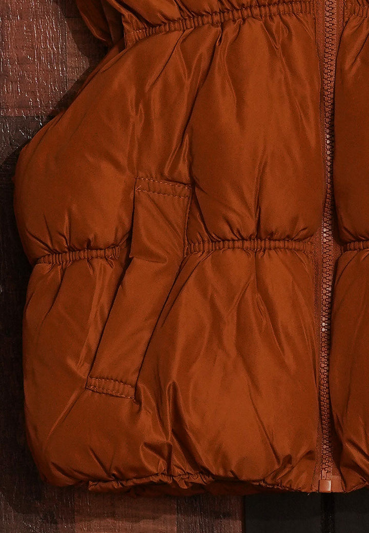 Women Sleeveless Quilted Jacket