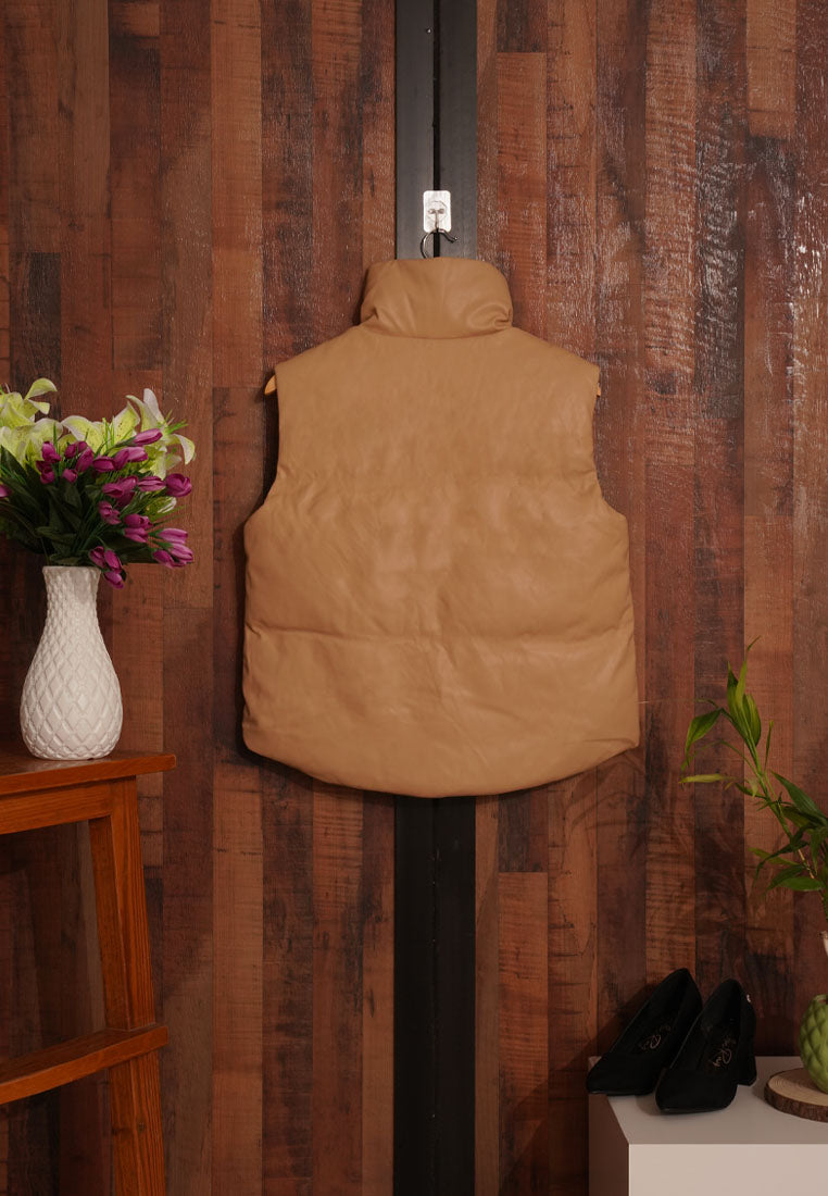 Women Puffy Vest Jacket