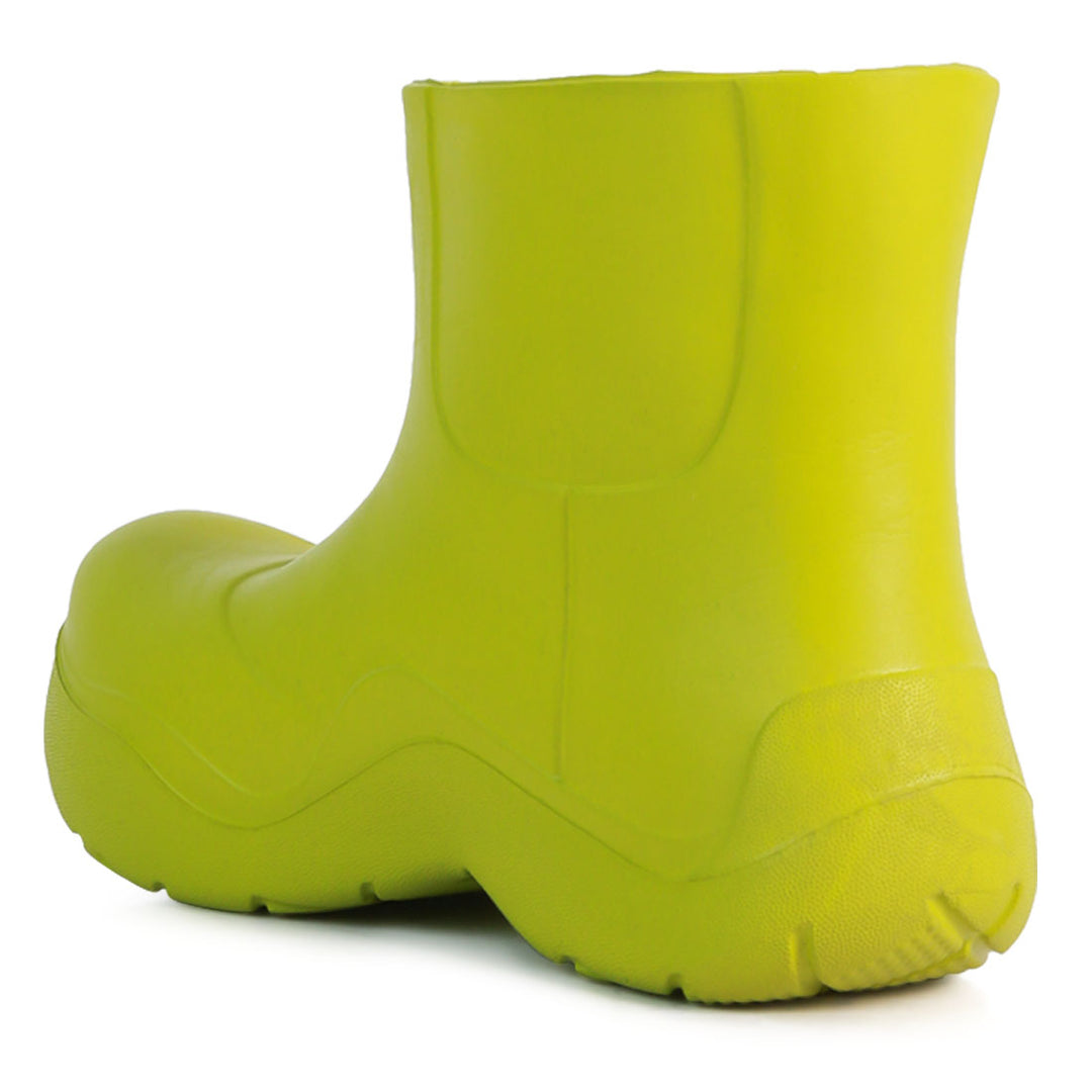 women gummy chelsea rainboots#color_green