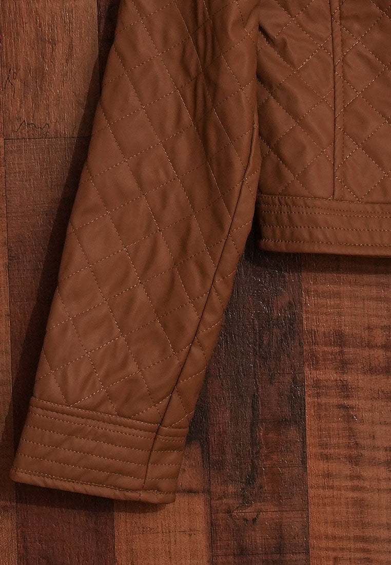 Women Quilted Cropped Jacket