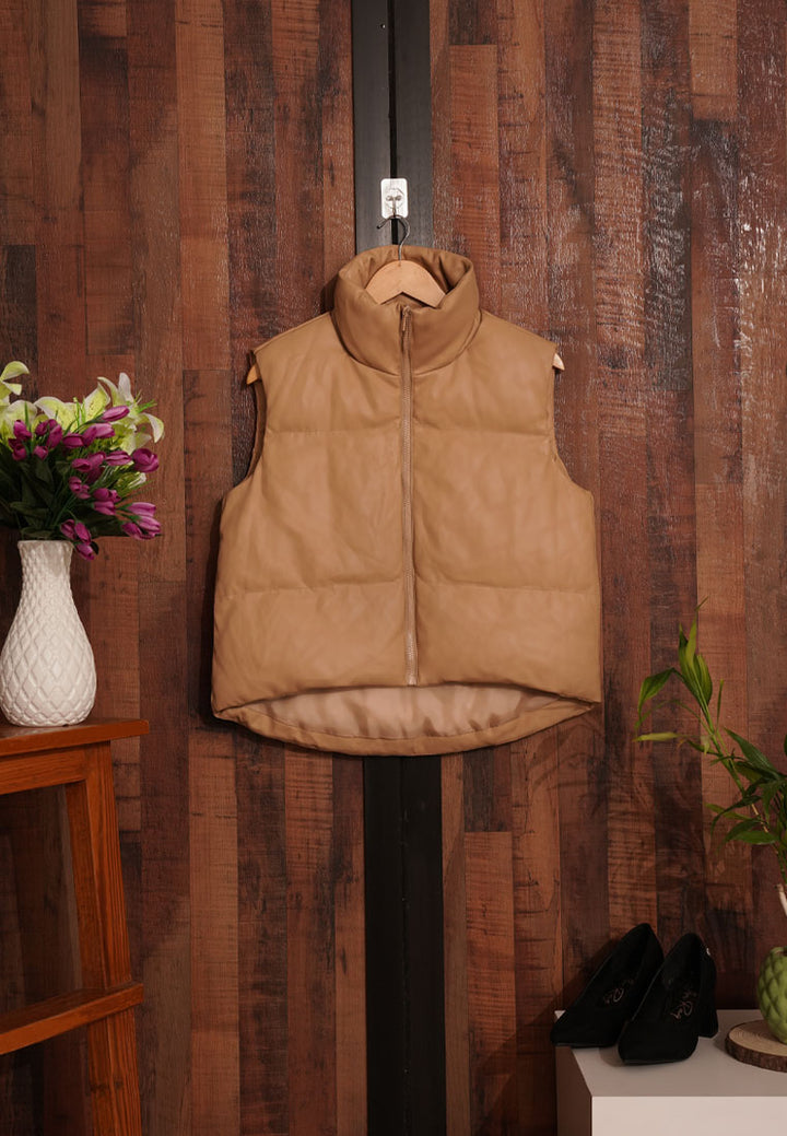 Women Puffy Vest Jacket