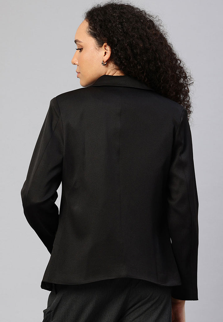 Women Sleek Lapel Blazer