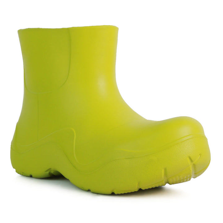 women gummy chelsea rainboots#color_green