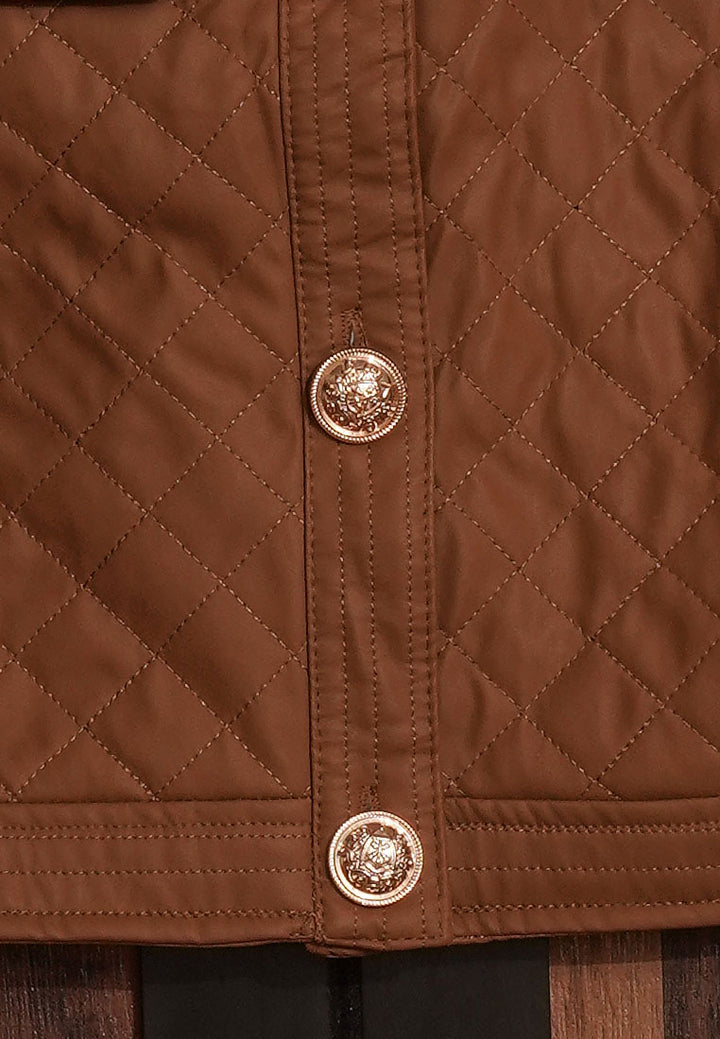 Women Quilted Cropped Jacket