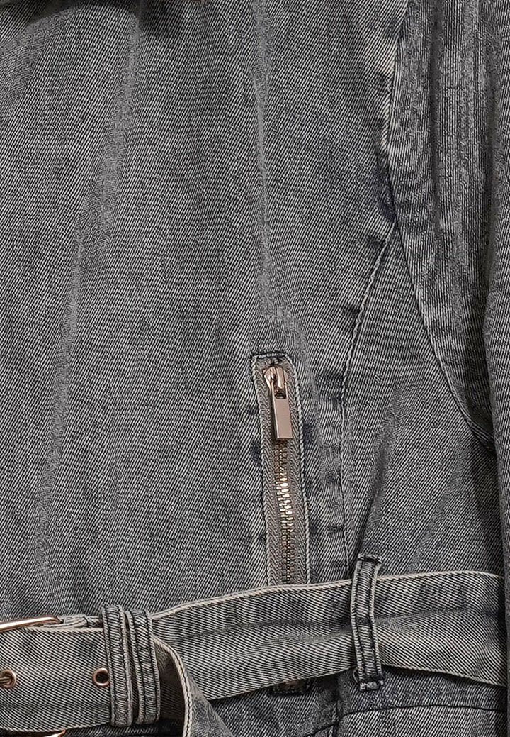 cropped front zip denim jacket#color_grey