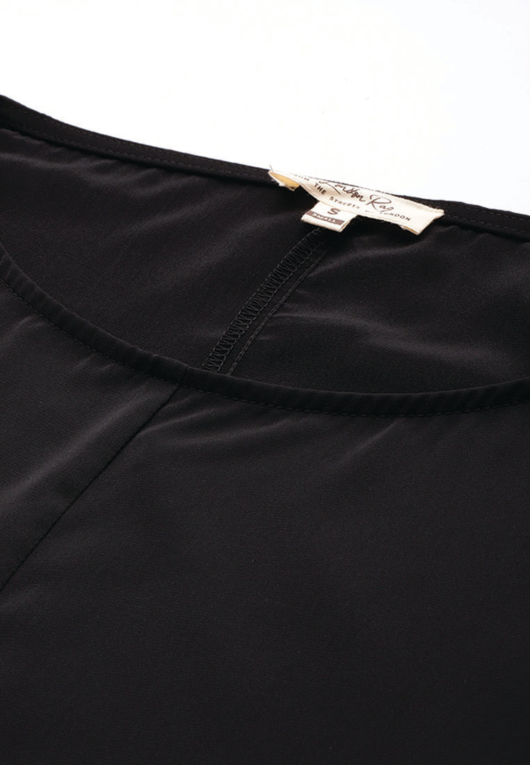 drawstring relaxed top by ruw#color_black