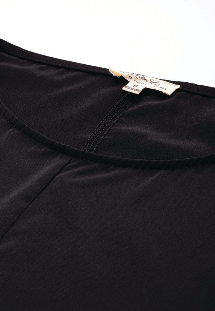 drawstring relaxed top by ruw#color_black