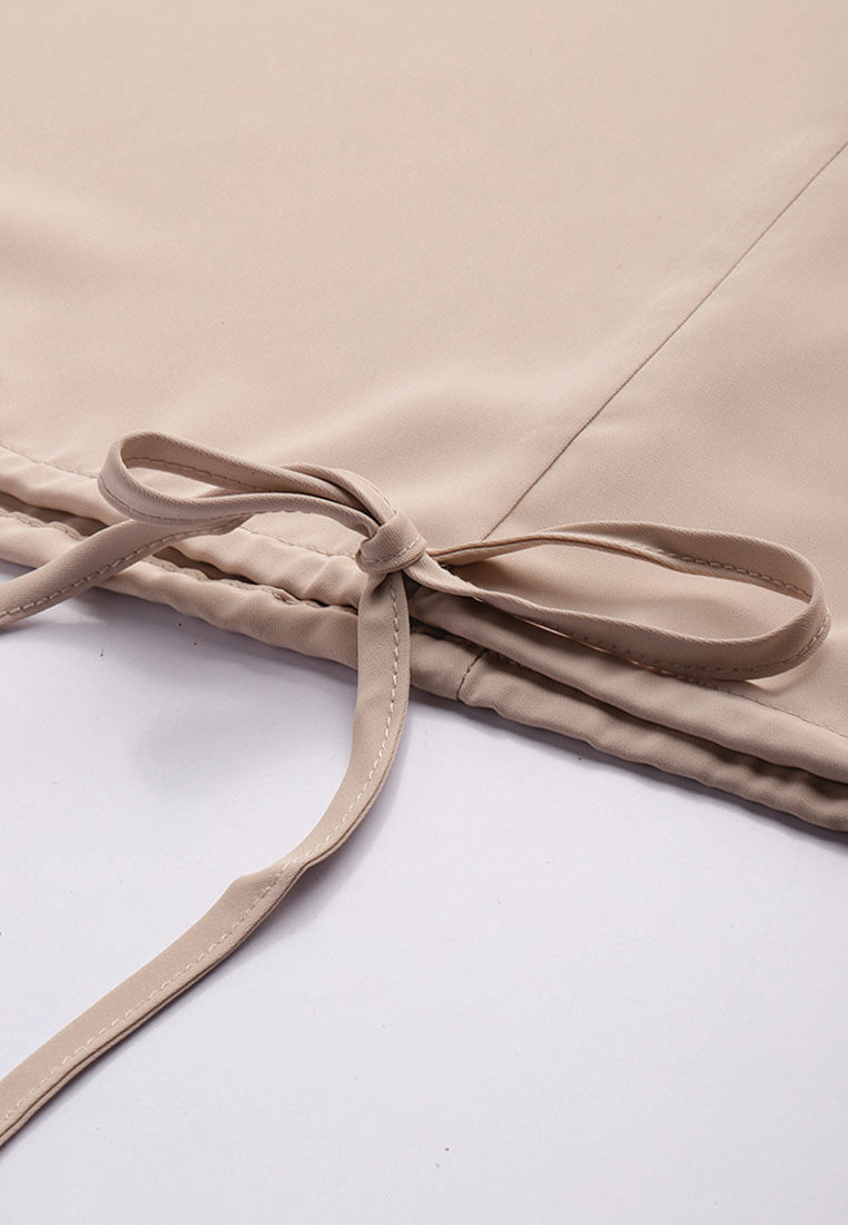 drawstring relaxed top by ruw#color_beige