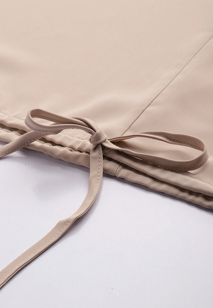 drawstring relaxed top by ruw#color_beige