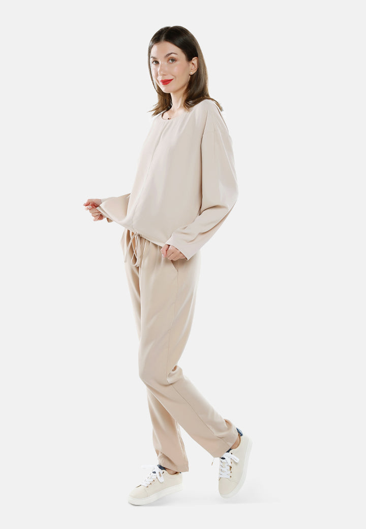 Drawstring Relaxed Top