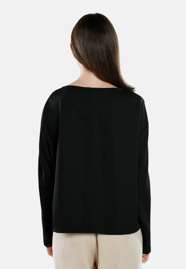 Drawstring Relaxed Top