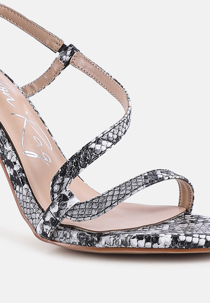 women heeled strappy slingback sandal#color_black-white