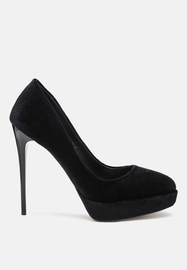 Women High Heel Dress Shoe In Black