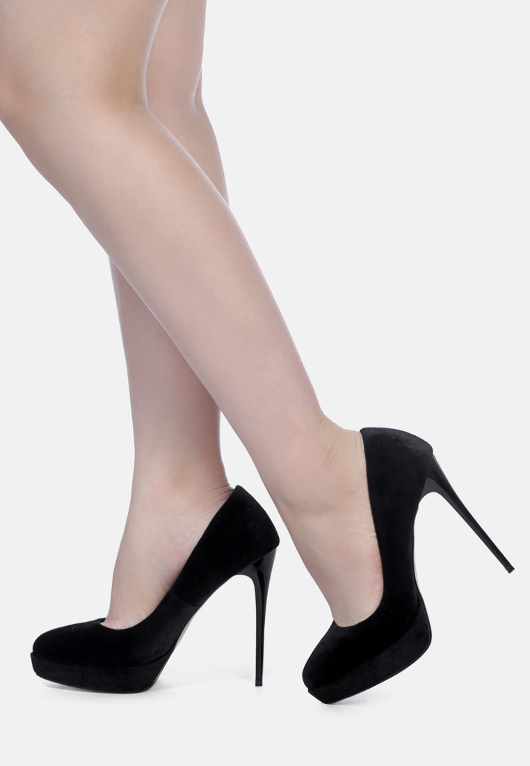 Women High Heel Dress Shoe In Black