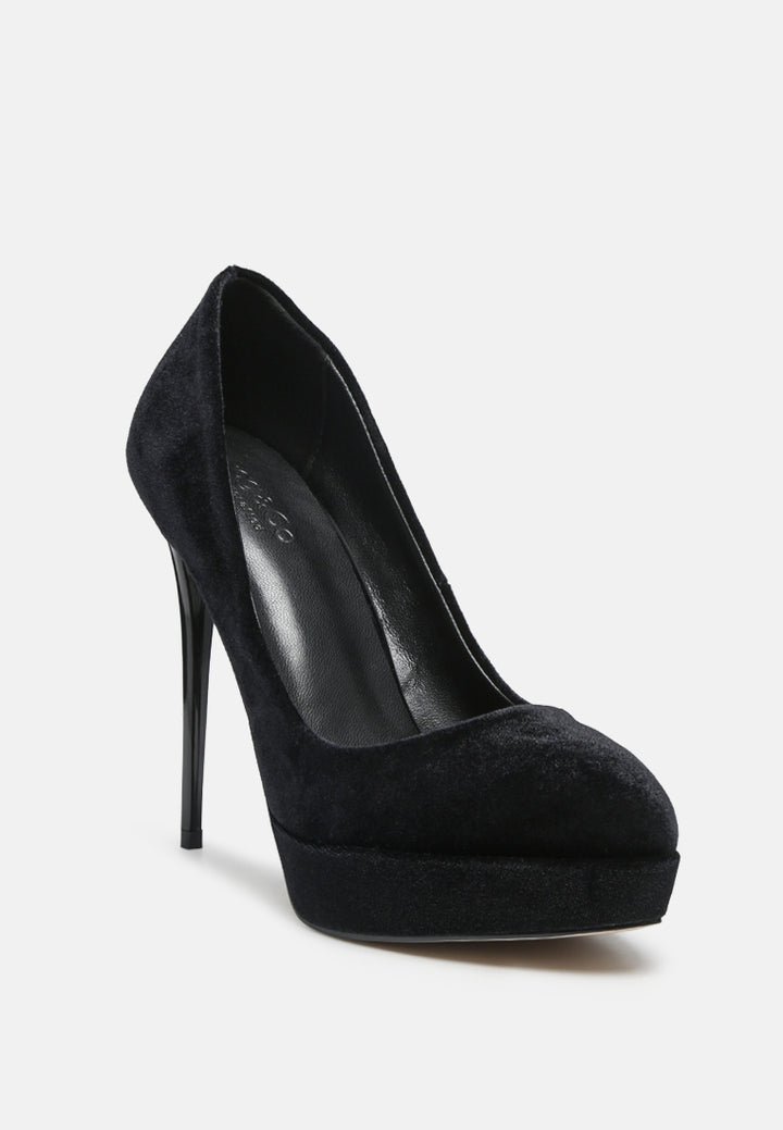 Women High Heel Dress Shoe In Black