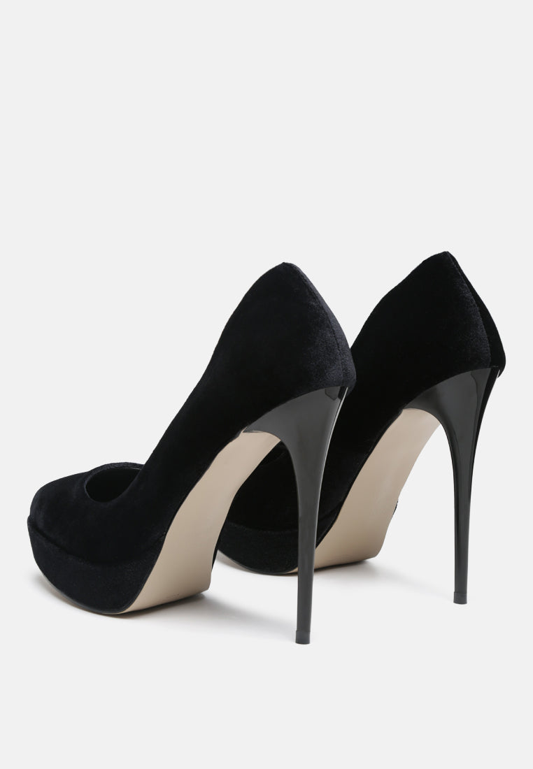 Women High Heel Dress Shoe In Black