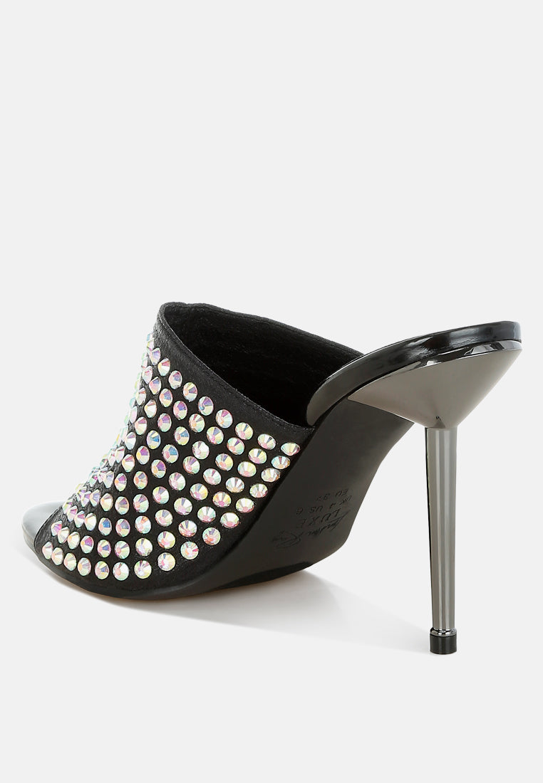 women ab rhinestone slip-on stiletto heels#color_black