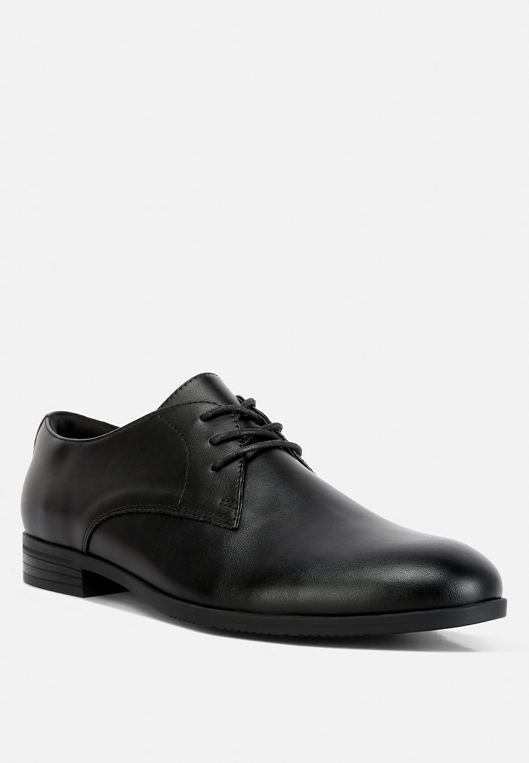 men's minimalist derby shoes#color_black