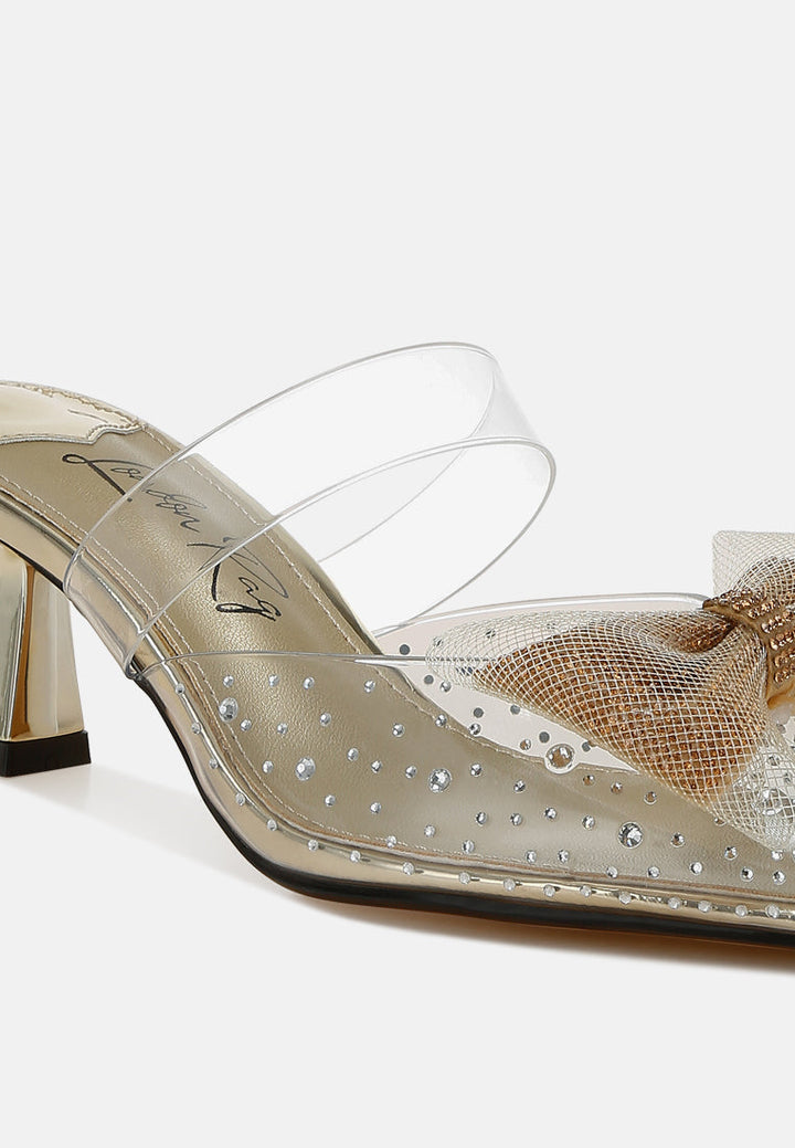 embellished bow kitten heels
#color_gold