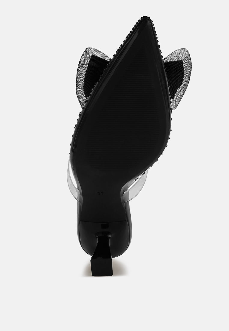embellished bow kitten heels
#color_black