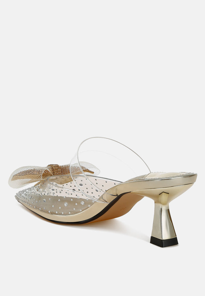 embellished bow kitten heels
#color_gold