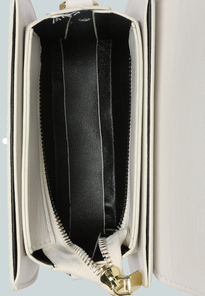 Geometric Strap Shoulder Bag