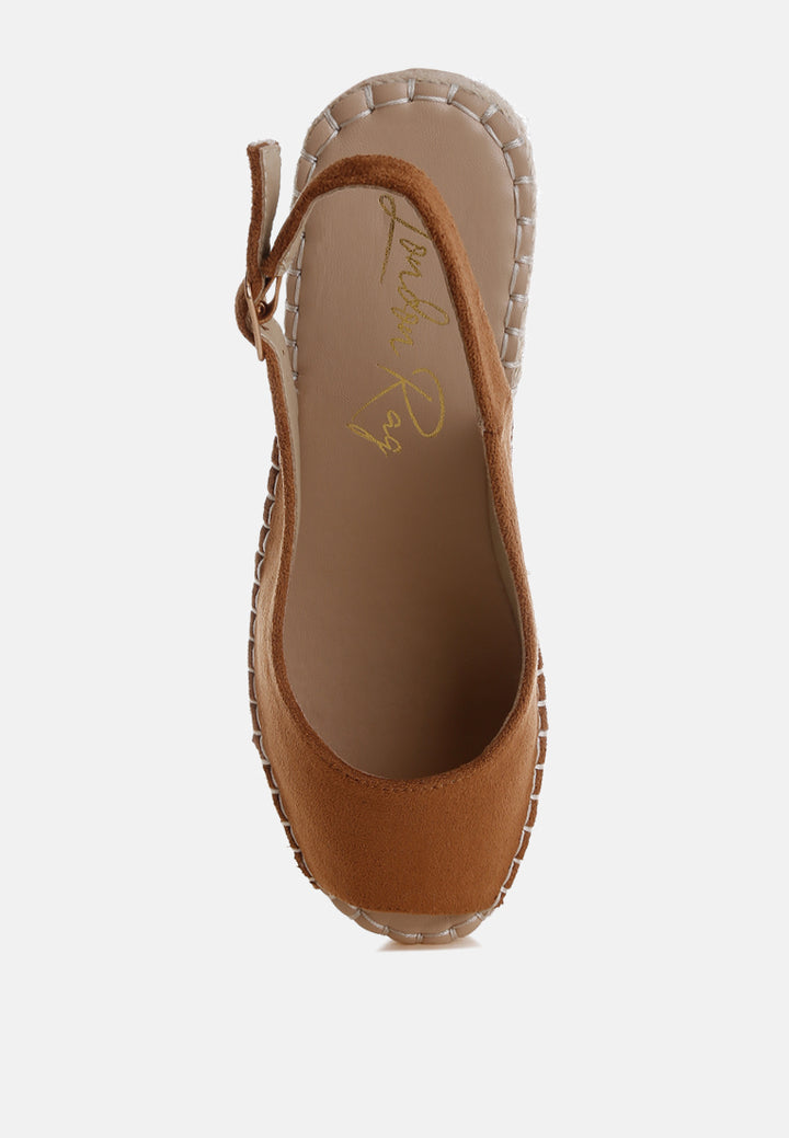 Women Peep-Toe Espadrille Wedges