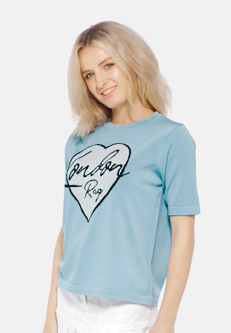 women graphic t-shirt#color_blue