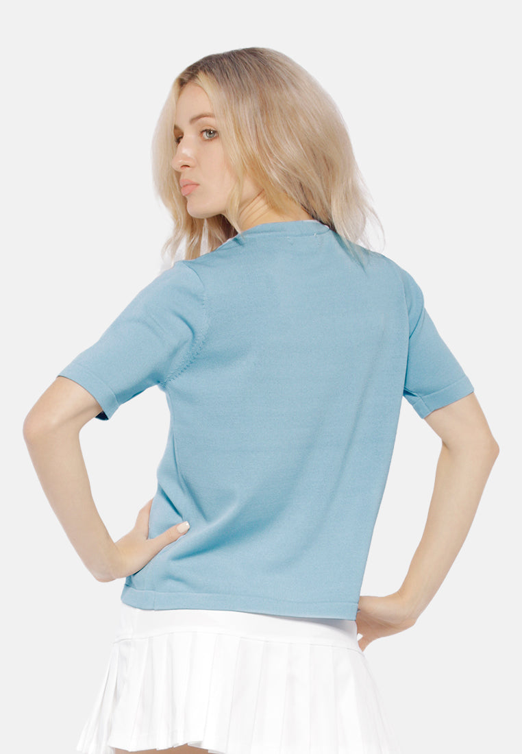 women graphic t-shirt#color_blue