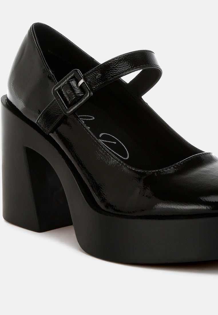 Women High Heel Mary Jane Sandals
