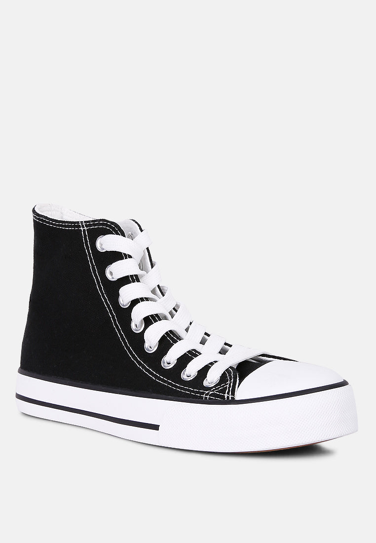 women high top basketball canvas sneakers#color_black
