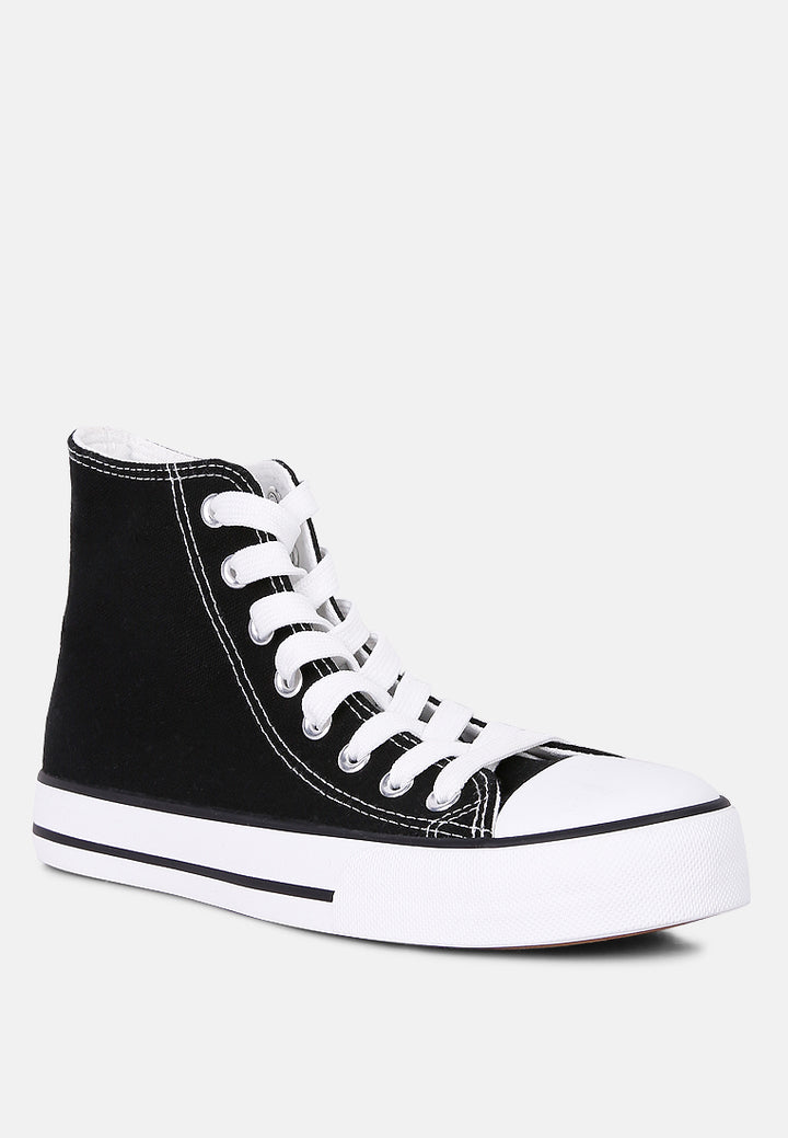 women high top basketball canvas sneakers#color_black