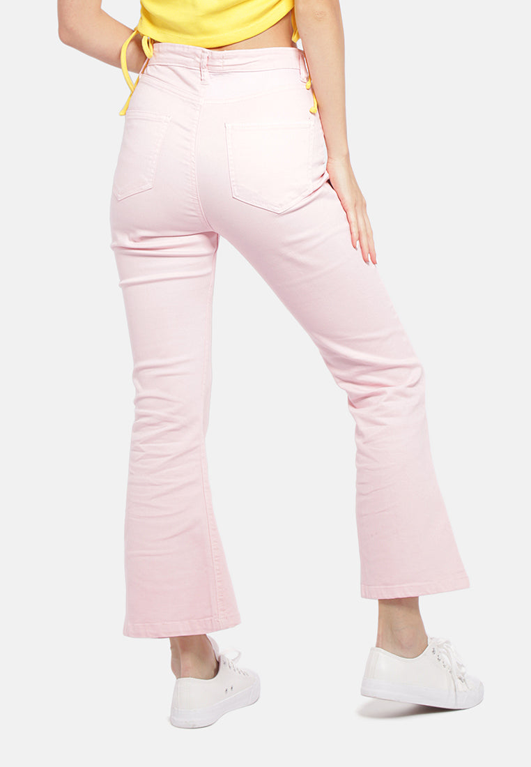 women high waist wide leg pants#color_blush