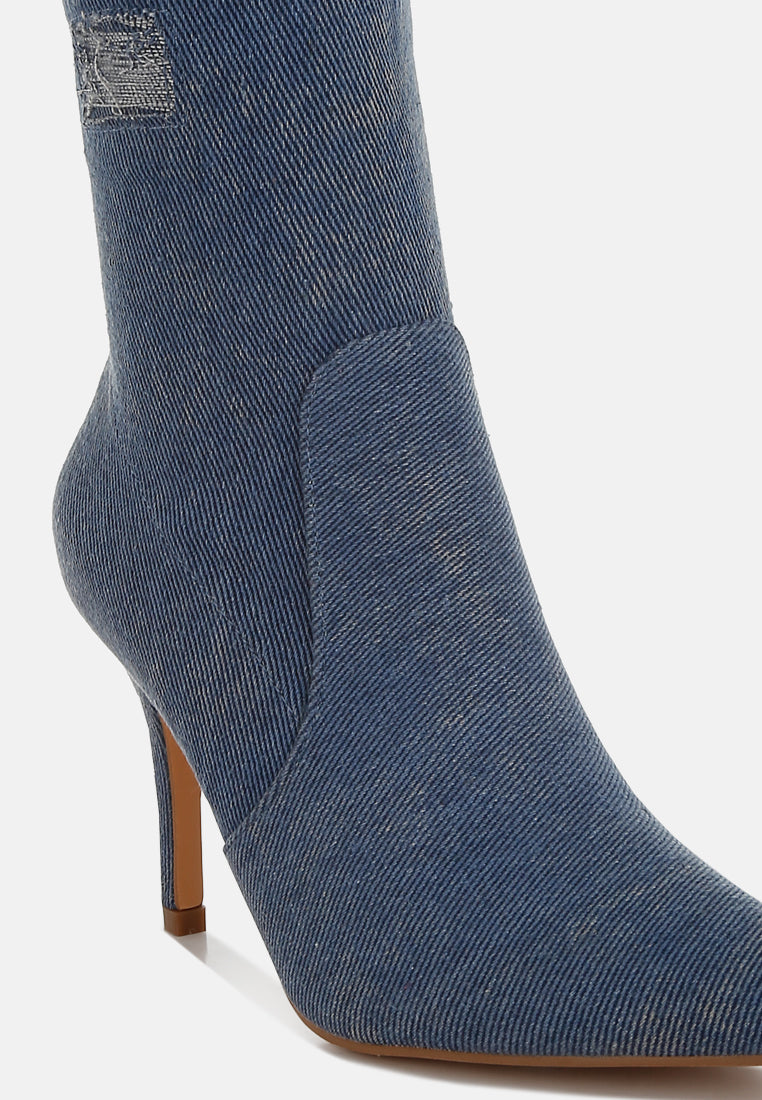 women distressed denim mid-calf boots#color_denim