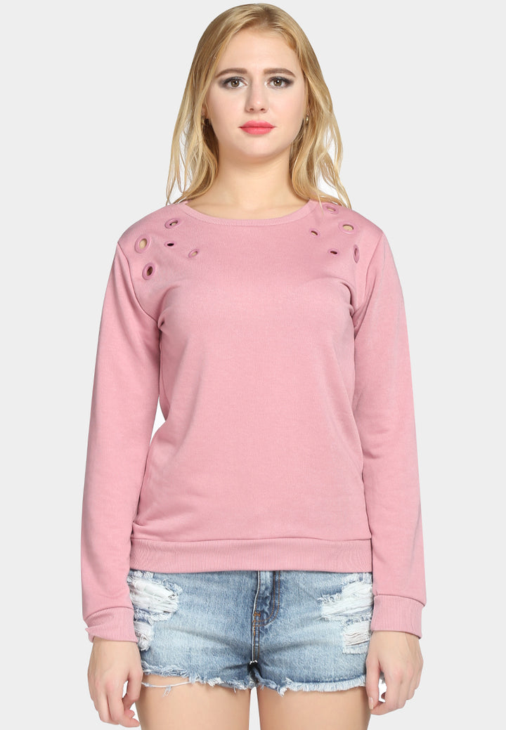 women peek-a boo top#color_peach