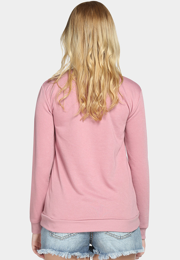 women peek-a boo top#color_peach