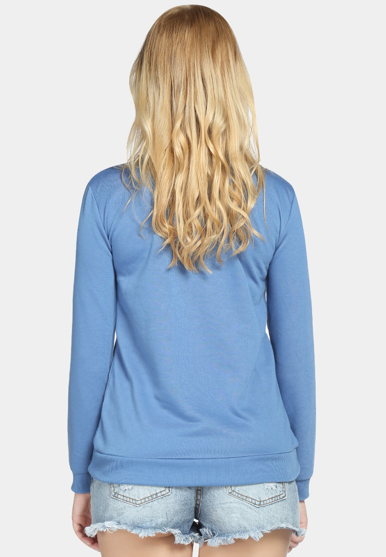 women peek-a boo top#color_blue