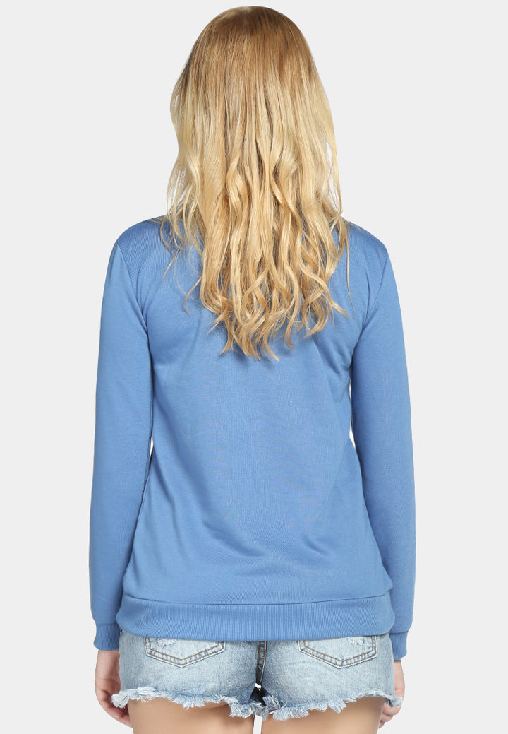 women peek-a boo top#color_blue