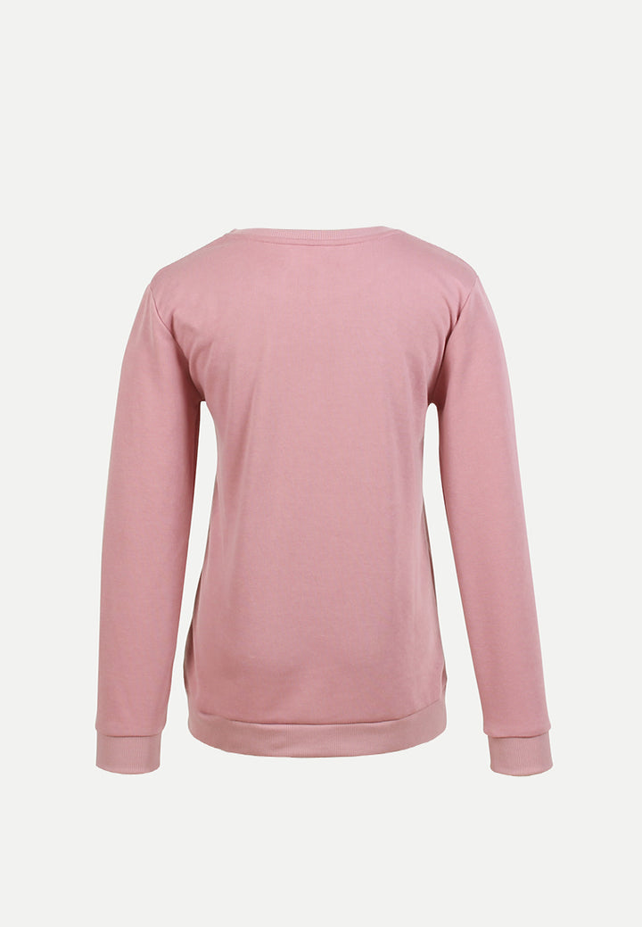 women peek-a boo top#color_peach