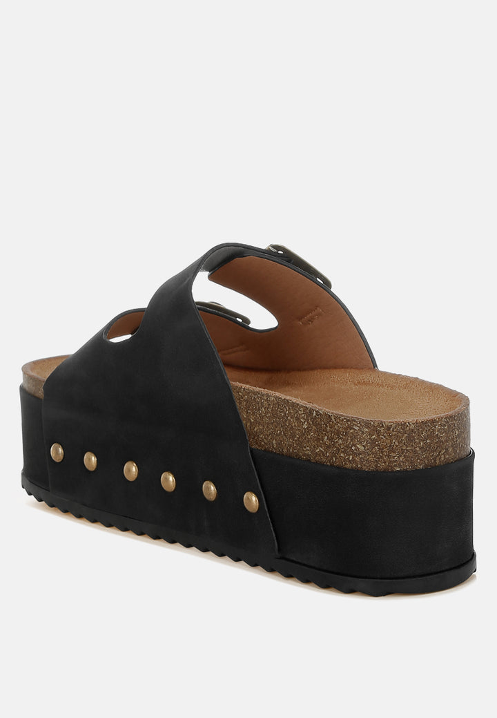 impala studded faux leather slip ons#color_black