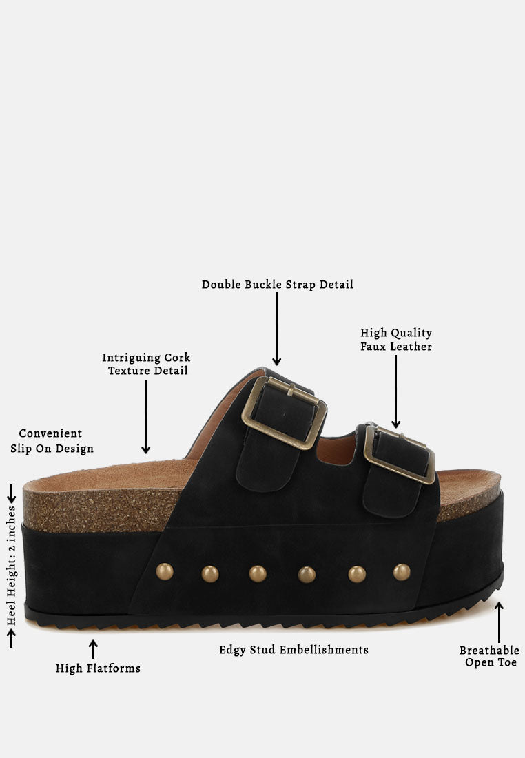 impala studded faux leather slip ons#color_black