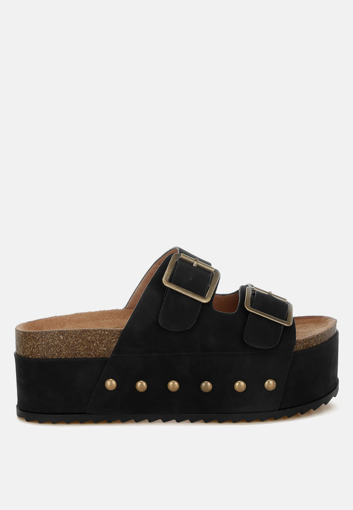 impala studded faux leather slip ons#color_black