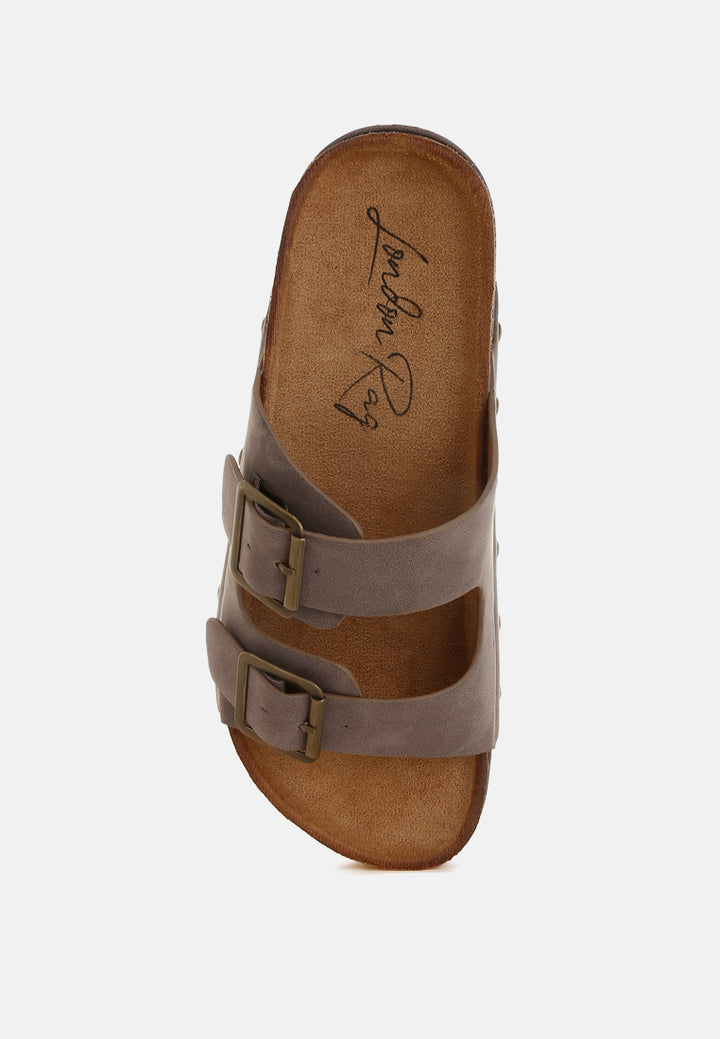impala studded faux leather slip ons#color_taupe