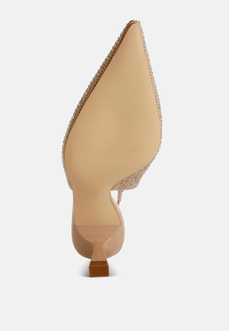 flyknit rhinestone slingback sandals
#color_beige