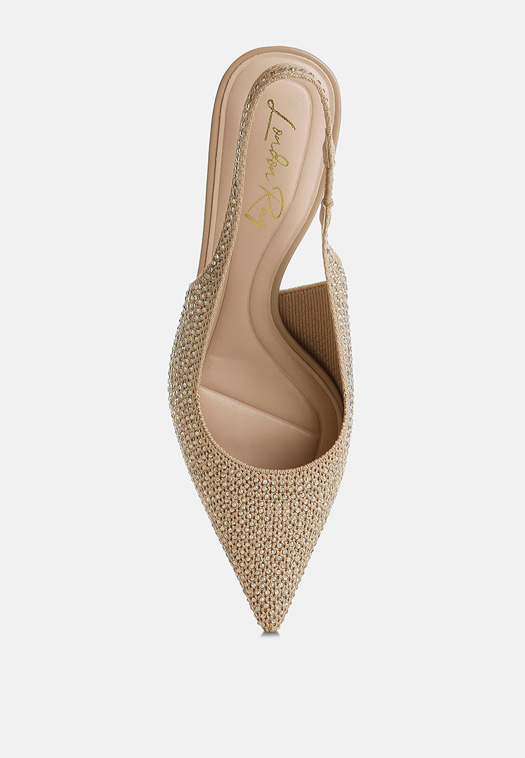 flyknit rhinestone slingback sandals
#color_beige