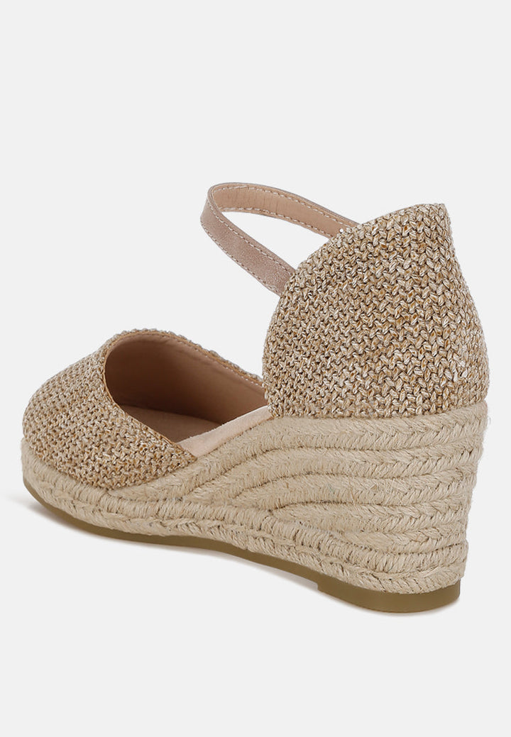 women raffia woven wedge sandals#color_beige