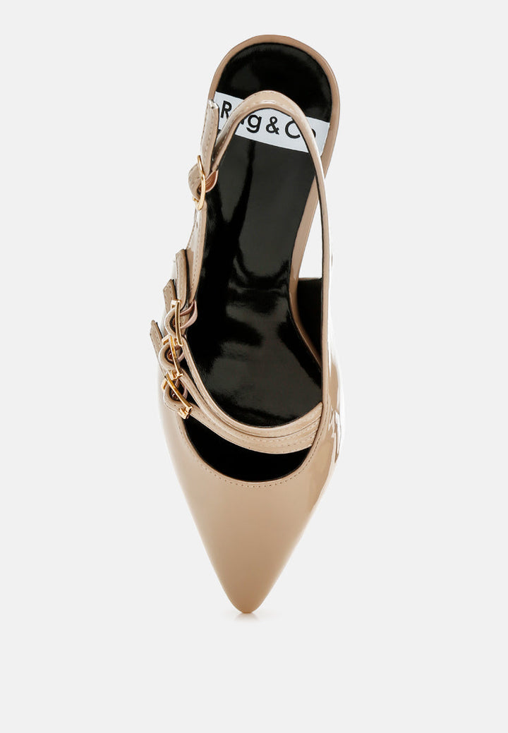 triple strap slingback sandals by ruw#color_taupe