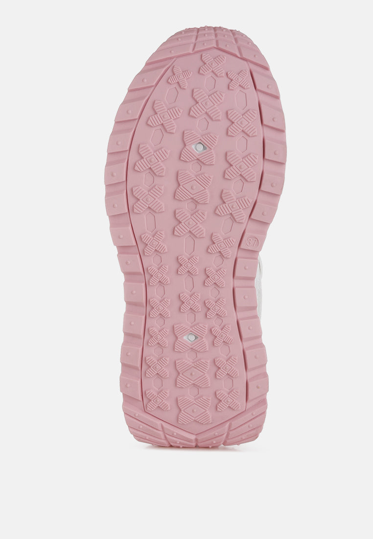 women print embroidery detail metallic sneakers#color_silver