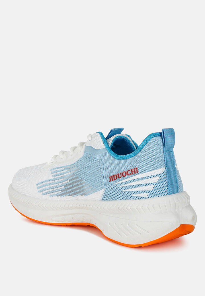 women lace-up chunky sneakers#color_blue